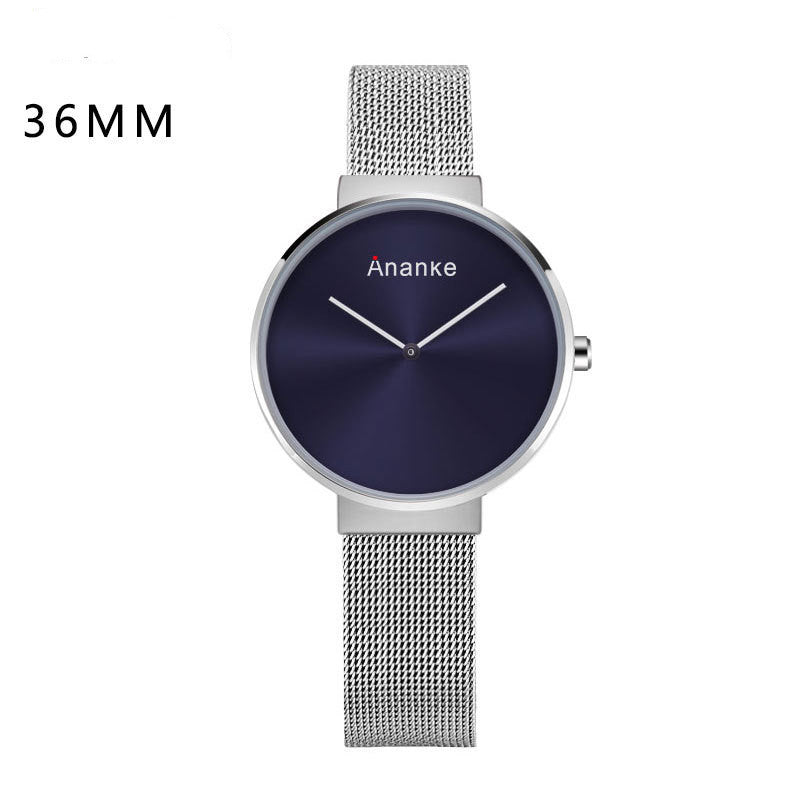 Watch Women's Mesh Strap Watch Men