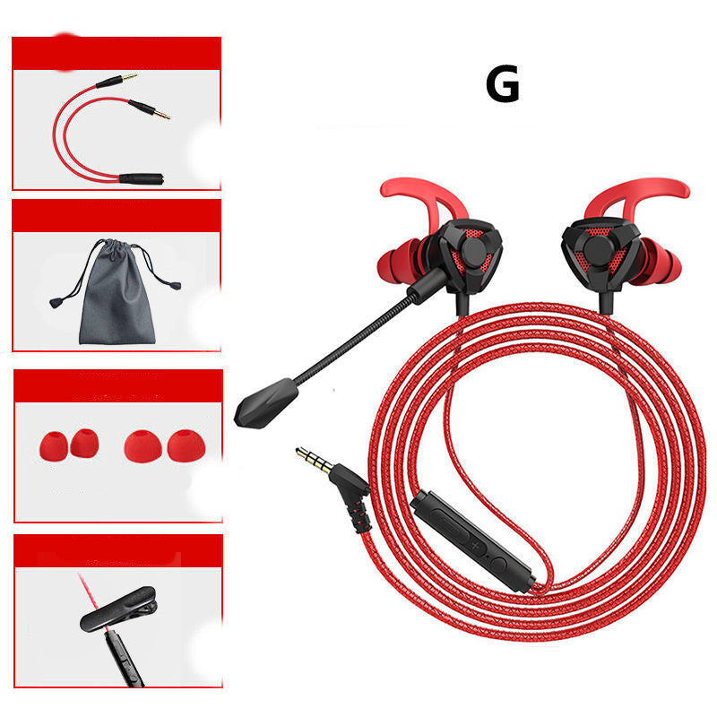 In-ear Subwoofer Gaming Headset With Microphone