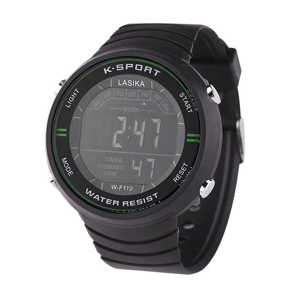 Men's digital large display electronic watch