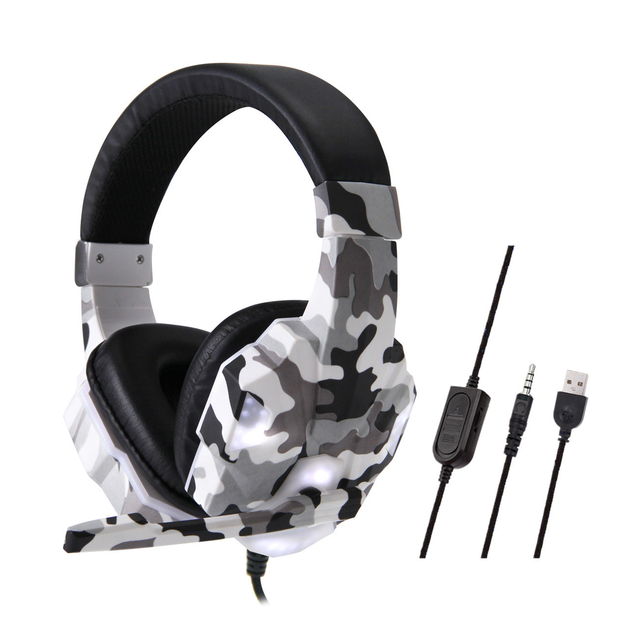 SY830MV camouflage glow earphone