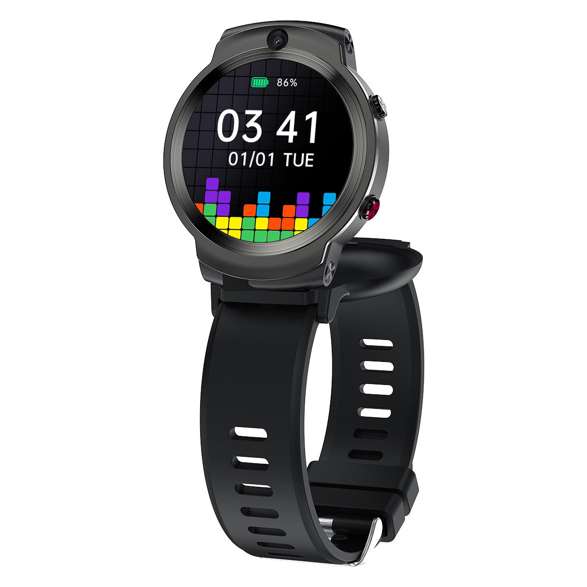 1.6-inch Dual Camera Screen Rotation 4G All Netcom Lem13 Smart Watch