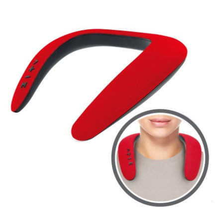 Hanging neck-mounted U-shaped bib Bluetooth sports running speaker Wireless Bluetooth audio