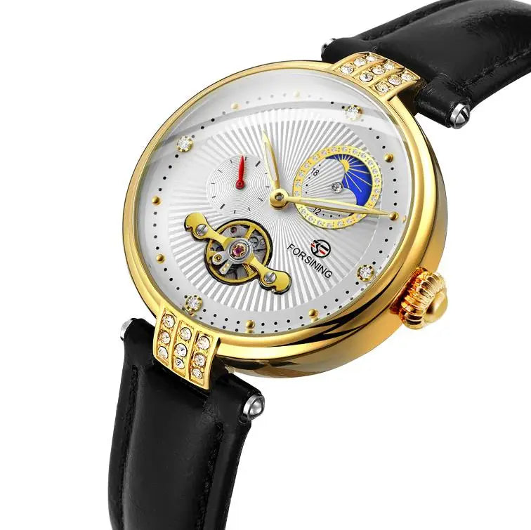 Women's Fashion Hollowed-out Mechanical Movement Watch