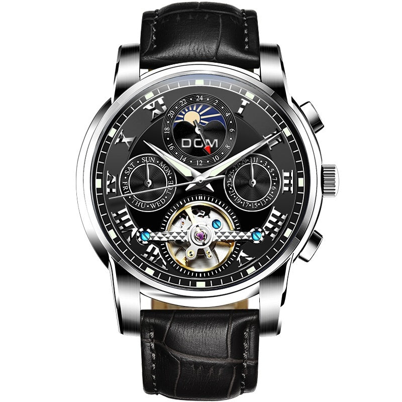 Automatic Mechanical Watch Multifunctional Hollow Luminous Men's Watch