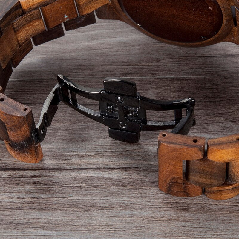 Wooden watch literary men's watch