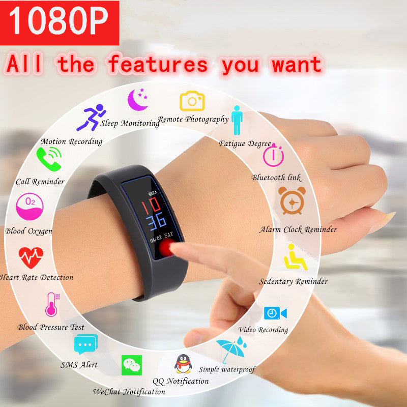 Portable audio and video bracelet