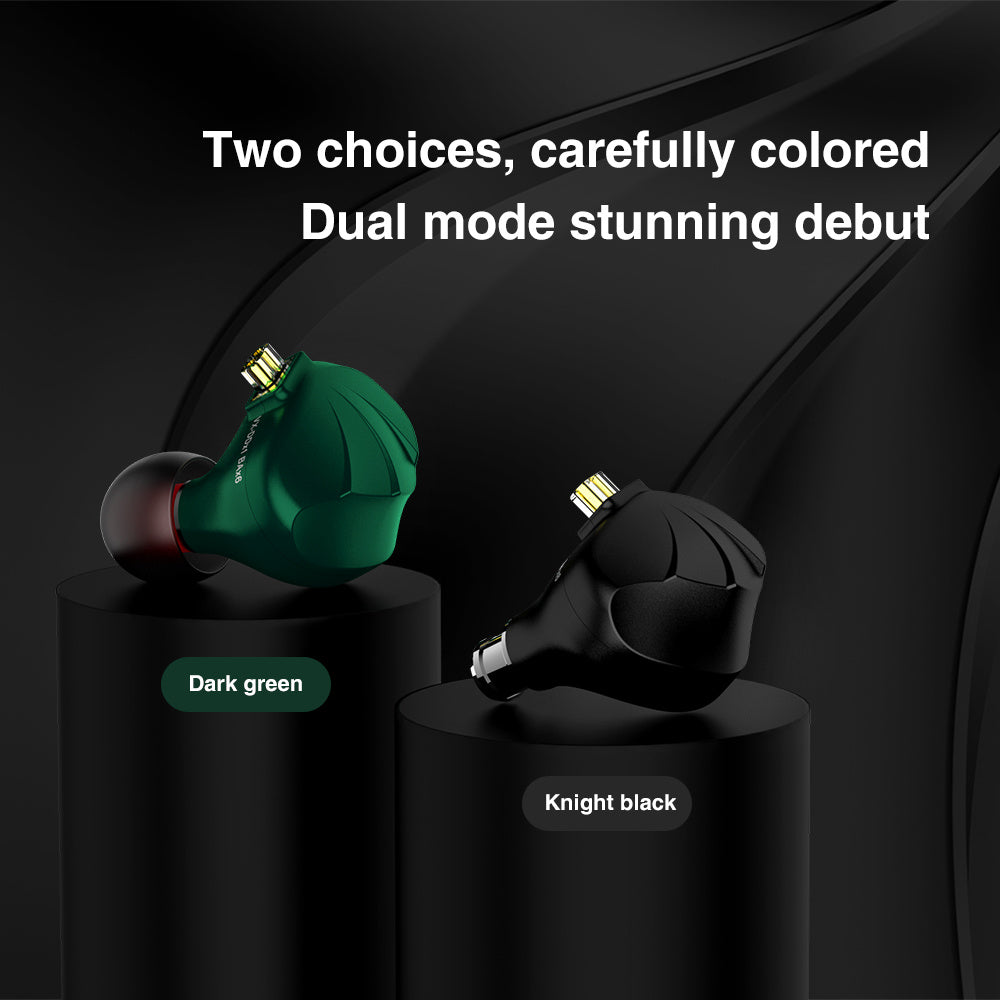 1DD+6BA Hybrid Metal In Ear Earphone