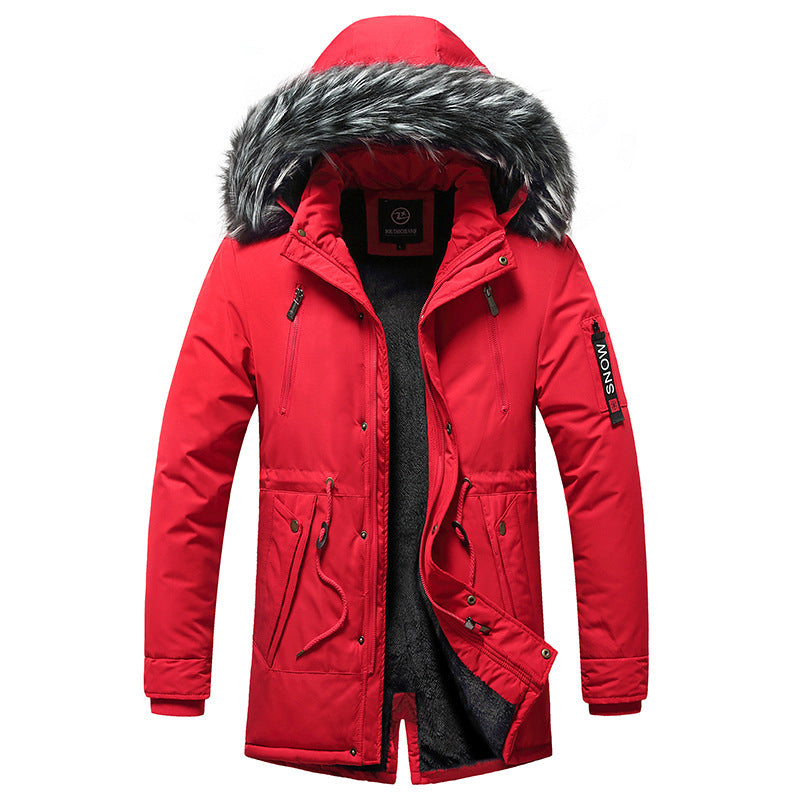 Casual Korean-style Cotton-padded Coat For Men