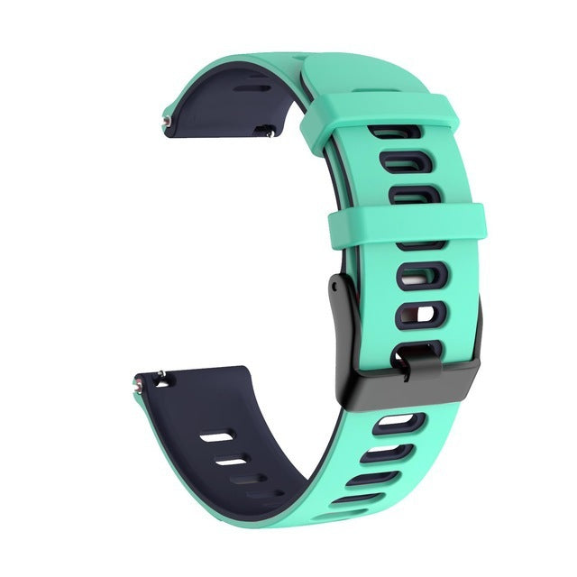 20mm 22mm Two-color Silicone Strap