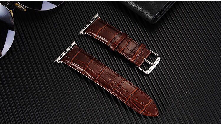 Bamboo Croc Leather Strap