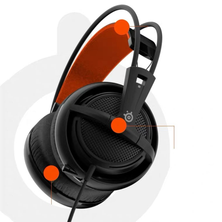 Headset with microphone