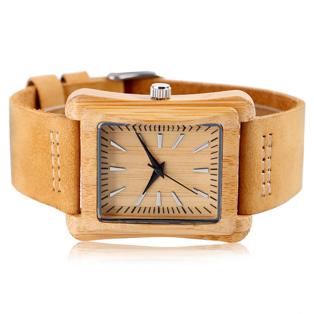 Wooden Watch Literally Attached UP Nail Quartz Watch