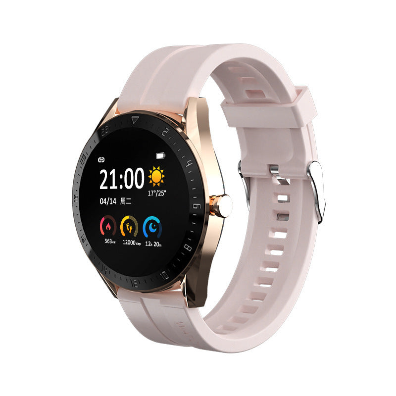 K60 Bluetooth Call Watch, Round Screen Full Touch Geart Rate Pedometer