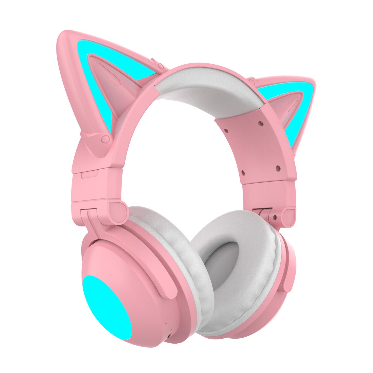 Head-mounted Bluetooth Headset Luminous Cat Ear Petal Angle