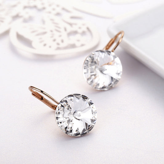 High-grade Multicolor Crystal Earrings For Women