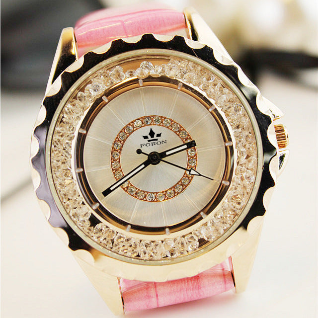 Full diamond women's watch