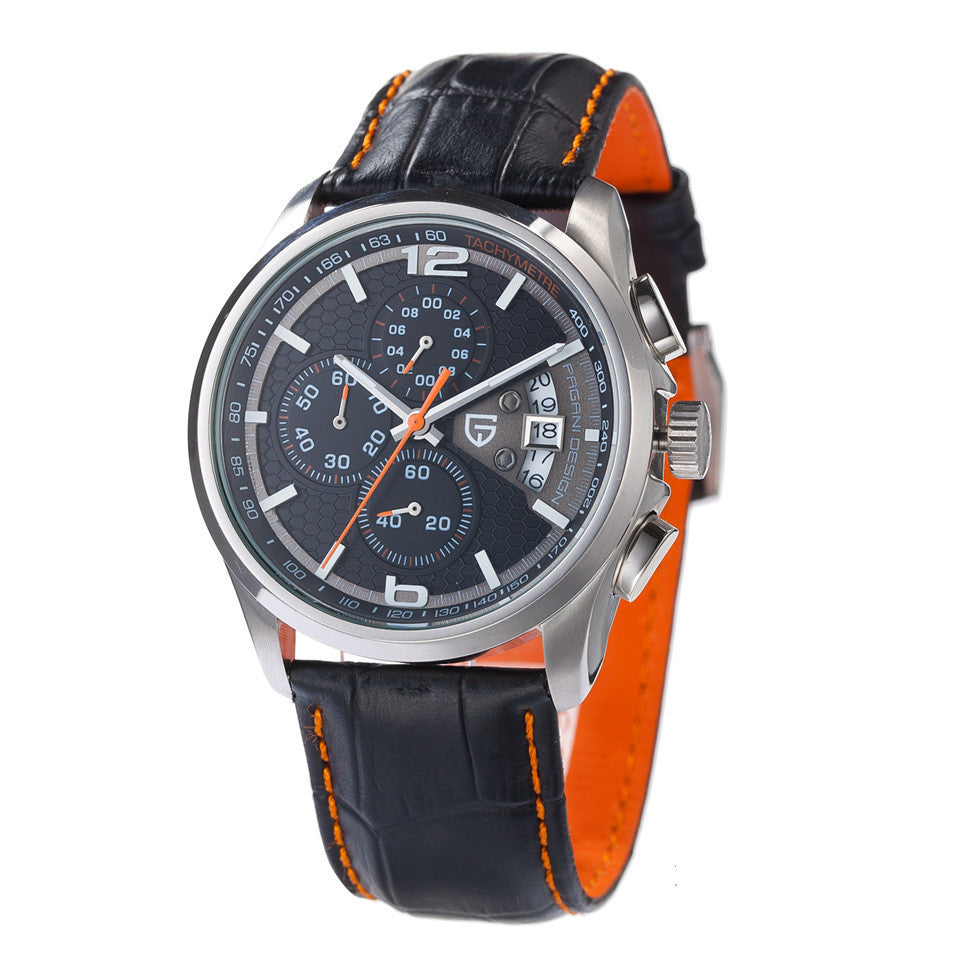 Bergani multifunctional waterproof sports men's watch