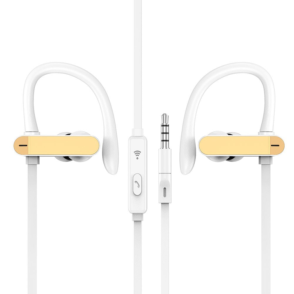 Compatible With  Earphone PTM TS27 Sport Running Anti Drop Headset Ear Hook Stereo Earbuds With Mic Headphone For Phone  Xiaomi Universal