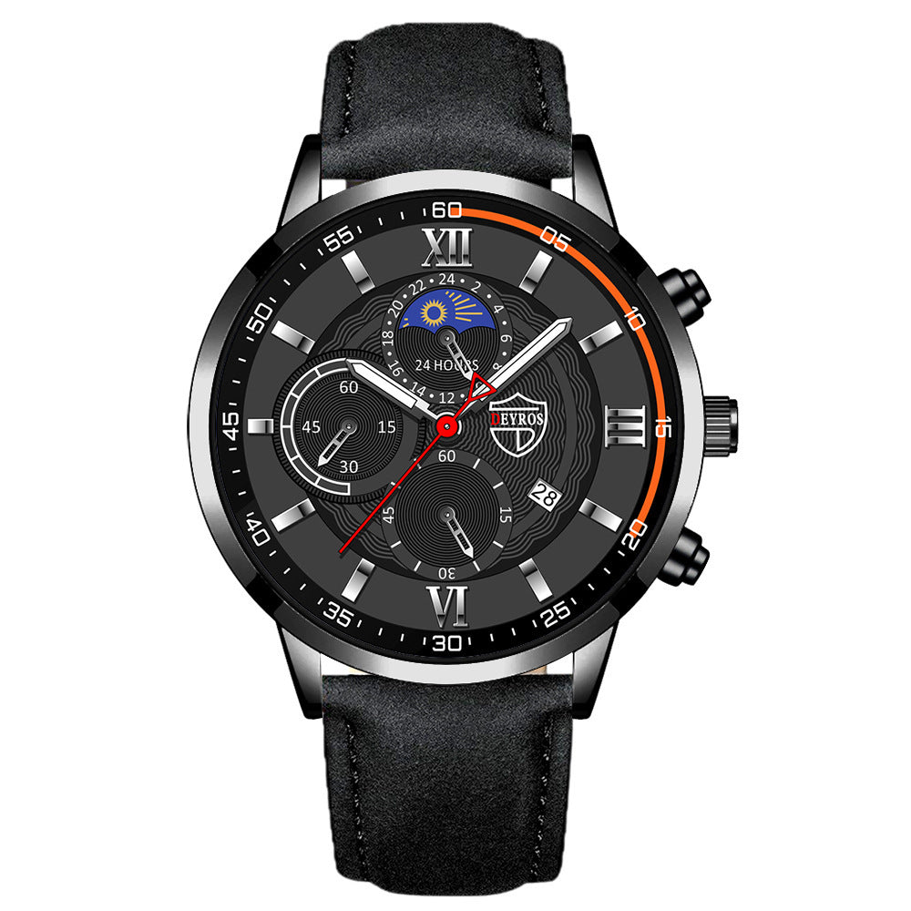 Automatic Calendar Luminous Quartz Watch