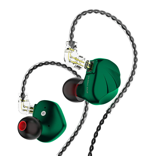 1DD+6BA Hybrid Metal In Ear Earphone