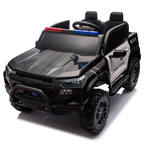 24V Two-seater Electric Pickup Truck For Kids, Kids Toys With Parent Remote Control, 4WD 800W Motor, Two Seat Belts,Suitable For Children Over 3 Years Old.