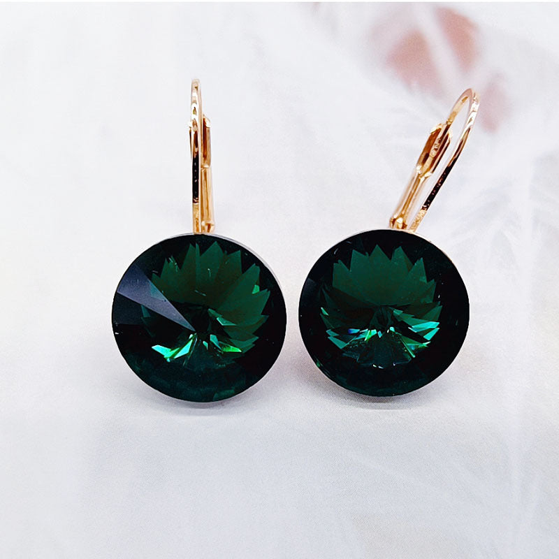 High-grade Multicolor Crystal Earrings For Women