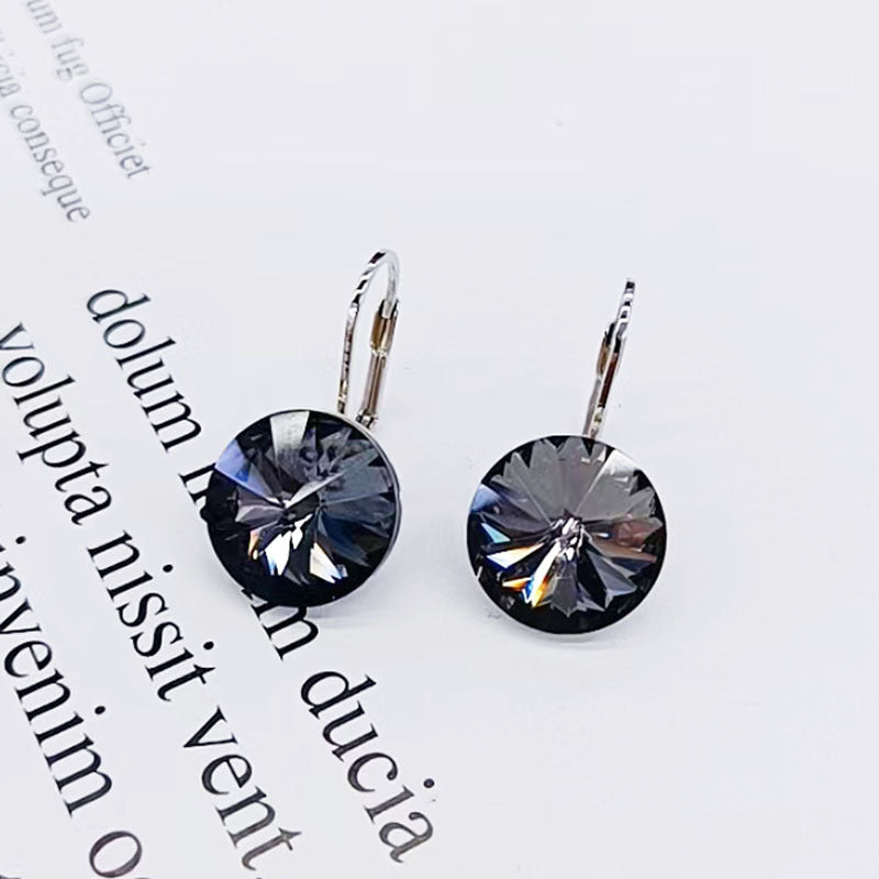 High-grade Multicolor Crystal Earrings For Women