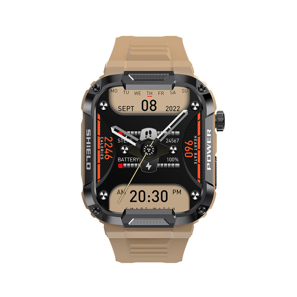 Smart Outdoor Three-proof Watch Dual-mode Call Bluetooth Outdoor Waterproof Multi-function Watch