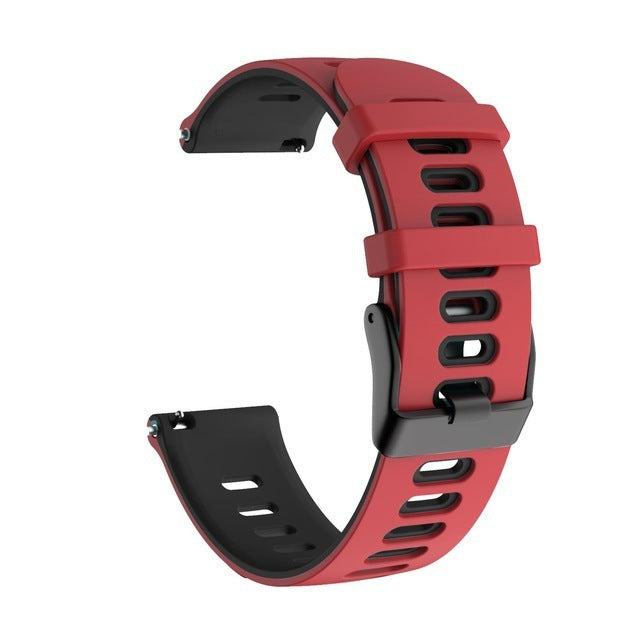 20mm 22mm Two-color Silicone Strap