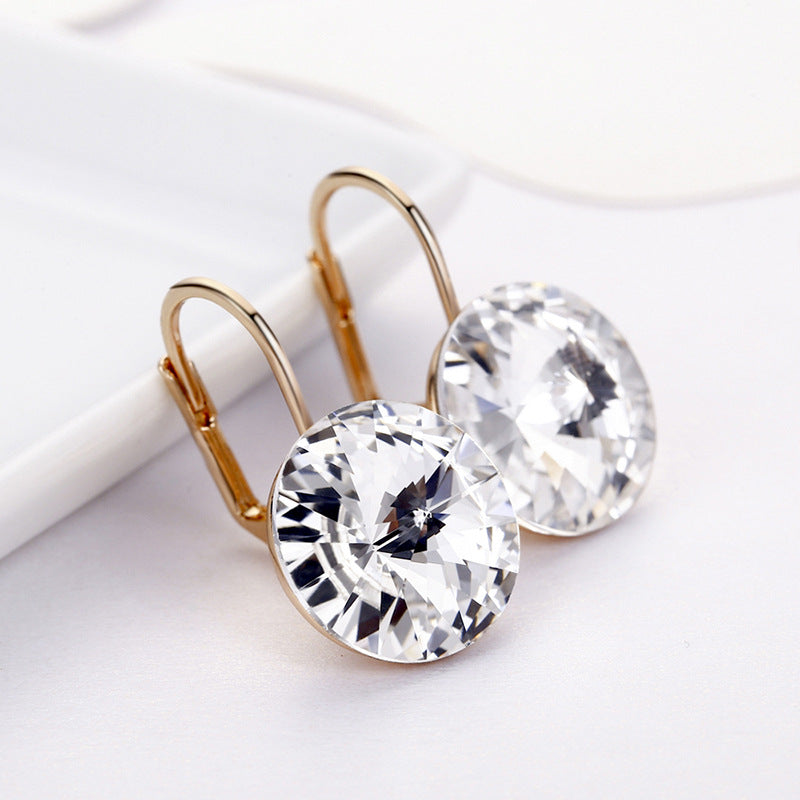 High-grade Multicolor Crystal Earrings For Women