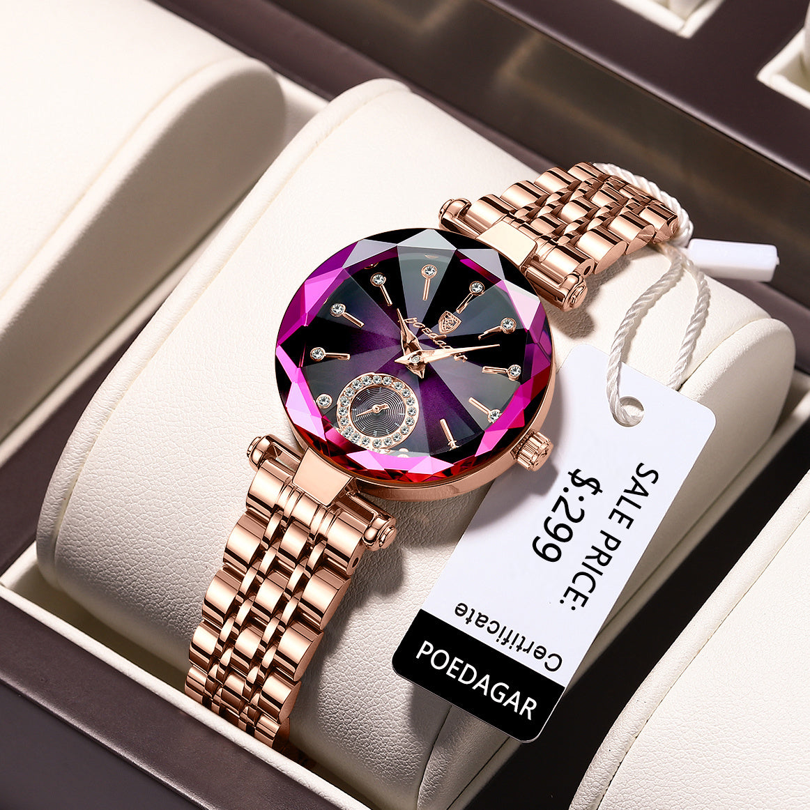 Casual Fashion Waterproof Quartz Watch Ladies