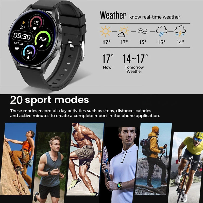 Smart Sports Watch Bluetooth Heart Rate Call Female Sport Watch