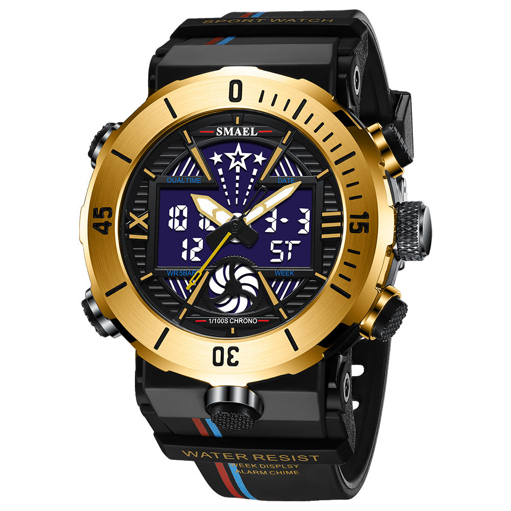 Sports Waterproof Trend Electronic Men's Watch