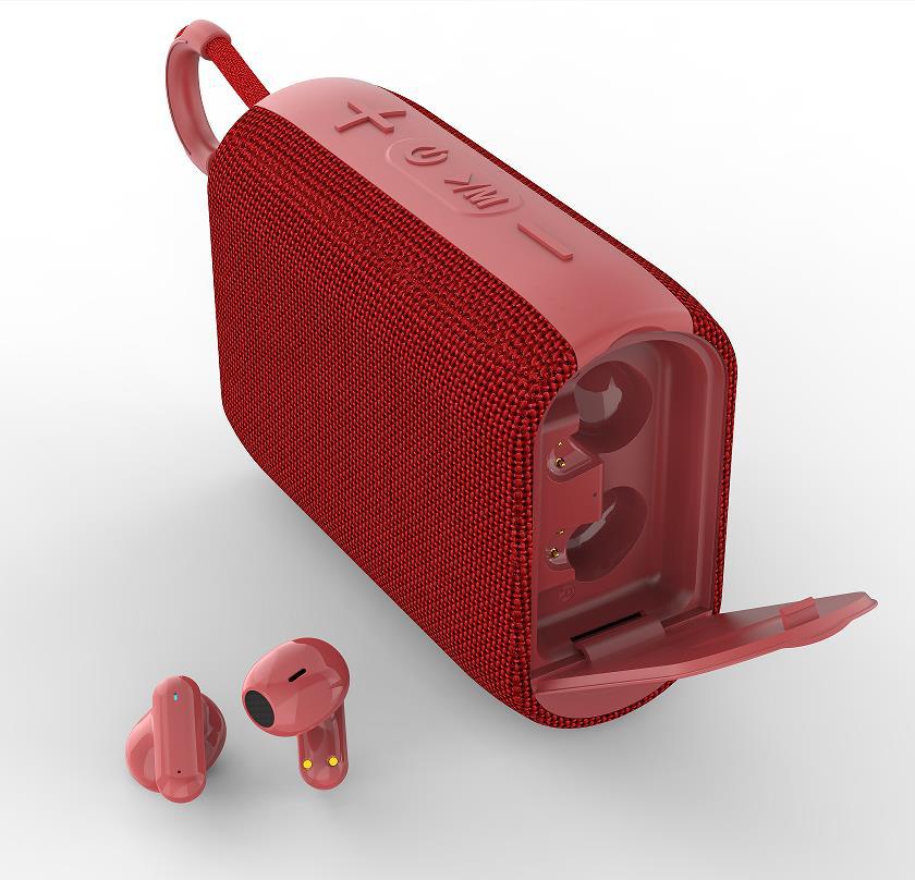 Bluetooth Speaker  Headset Two-in-one Small Square Outdoor