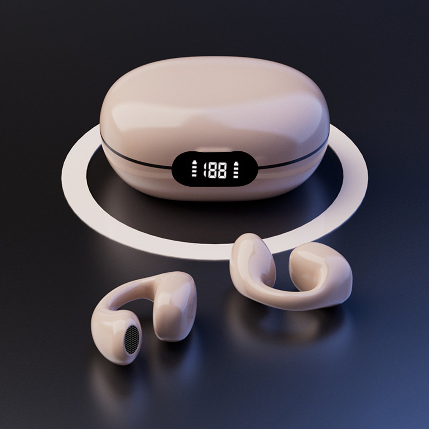 Wireless Clip Ear Bluetooth Headset For Bone Conduction