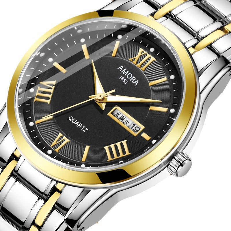 Men's Non-mechanical Automatic Movement Watch Calendar