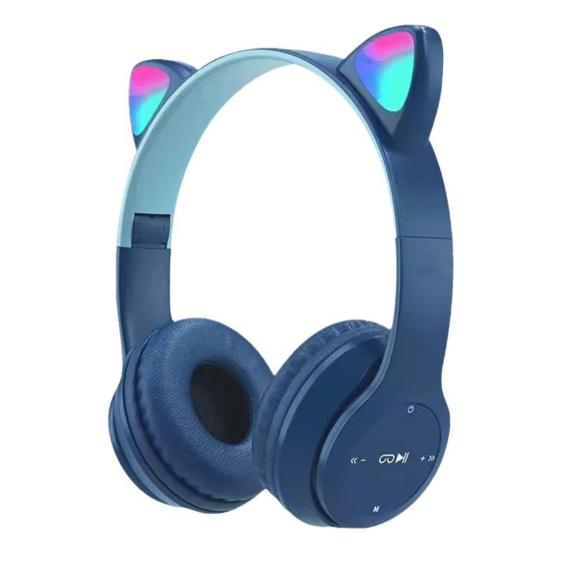 Children's Headset Bluetooth Headset Wireless Game Folding Card Call