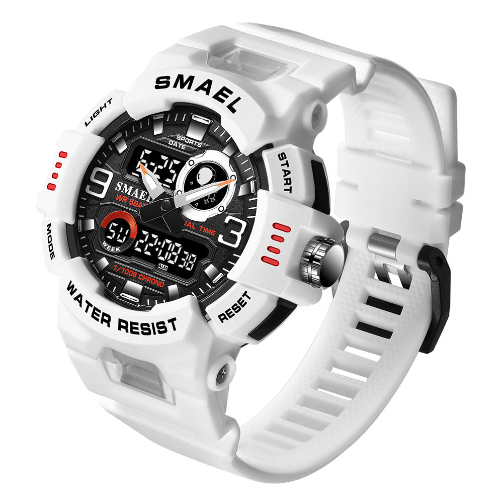 Multi-functional Waterproof Watch For Male And Female Students