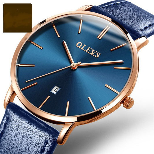 Brand Watches Hot Selling Waterproof Thin Quartz Watch Men's Watch