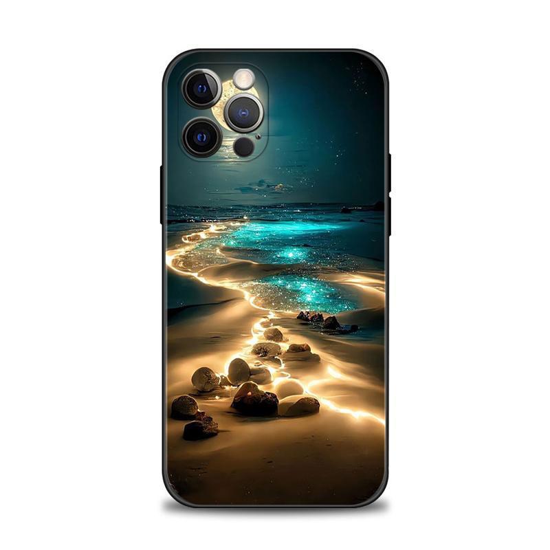 Back Cover Painted Drop-resistant Beach Phone Case