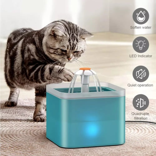 Cat Mate 2L Pet Drinking Water Fountain, Cat Fountain For Cats And Small Dogs