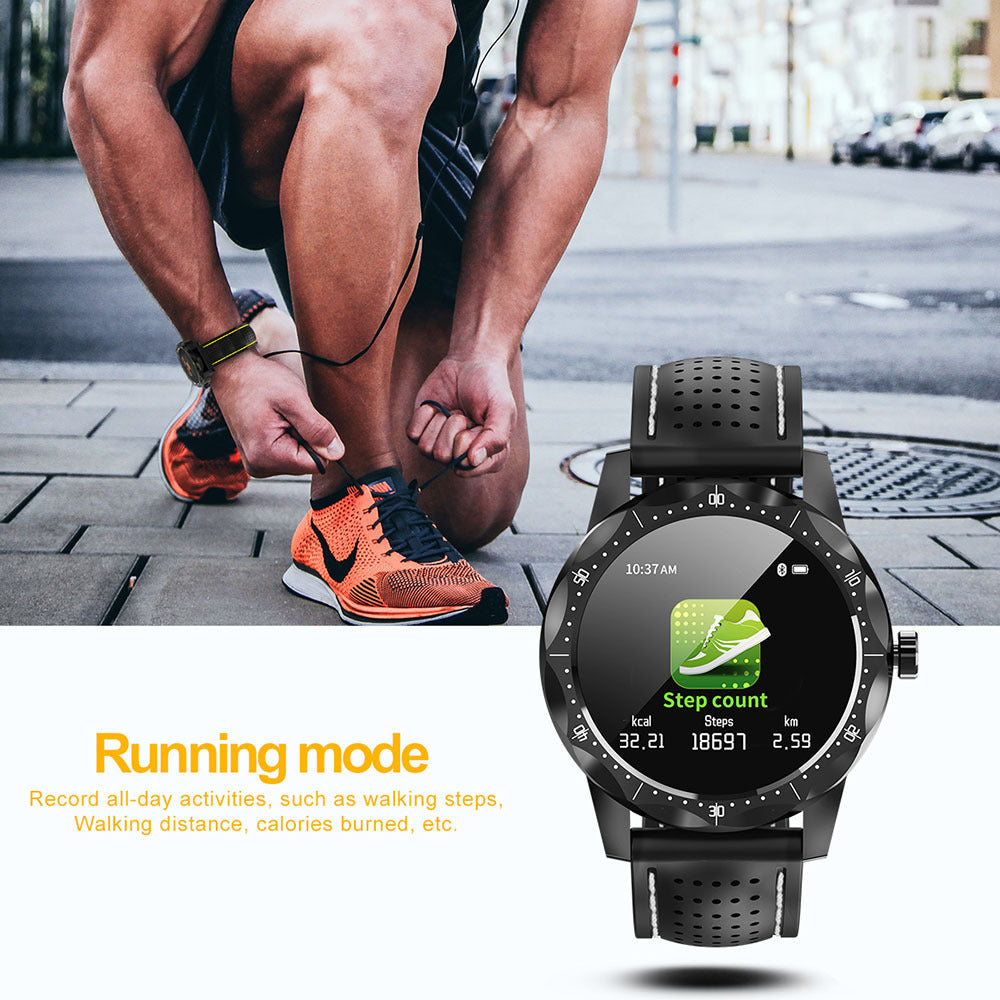 Smart Waterproof Heart Rate Sports Pedometer Watch