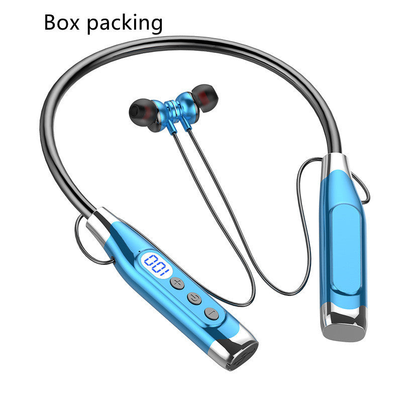 Bluetooth Headset Large Battery Power Display Plug-in Type