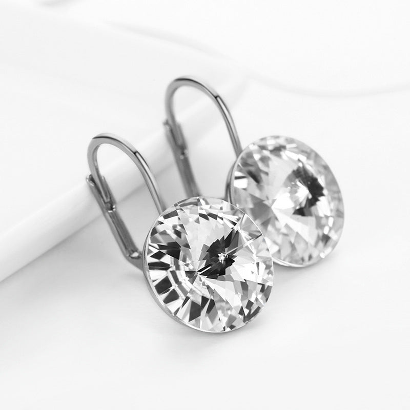 High-grade Multicolor Crystal Earrings For Women