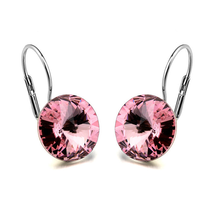 High-grade Multicolor Crystal Earrings For Women