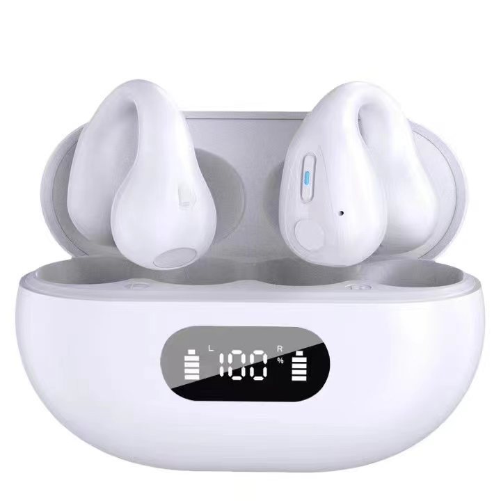 Non-in-ear Clip Wireless Bluetooth Headset Noise Reduction Air Conduction Clip Sports