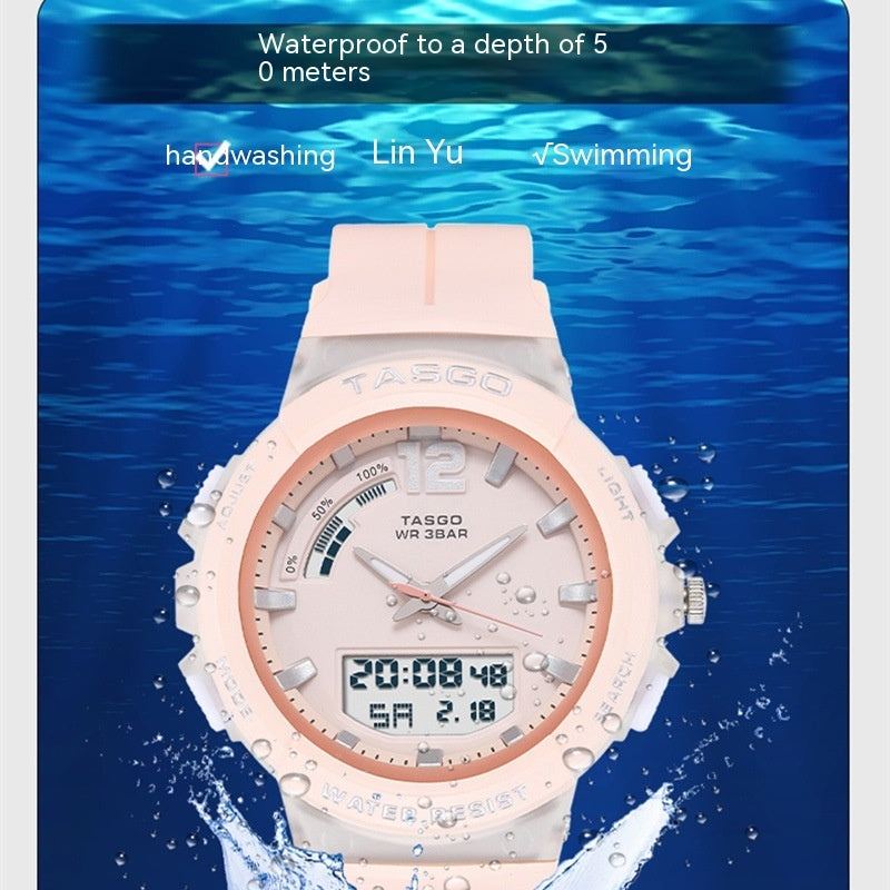 Trendy Children's Sports Waterproof Electronic Watch