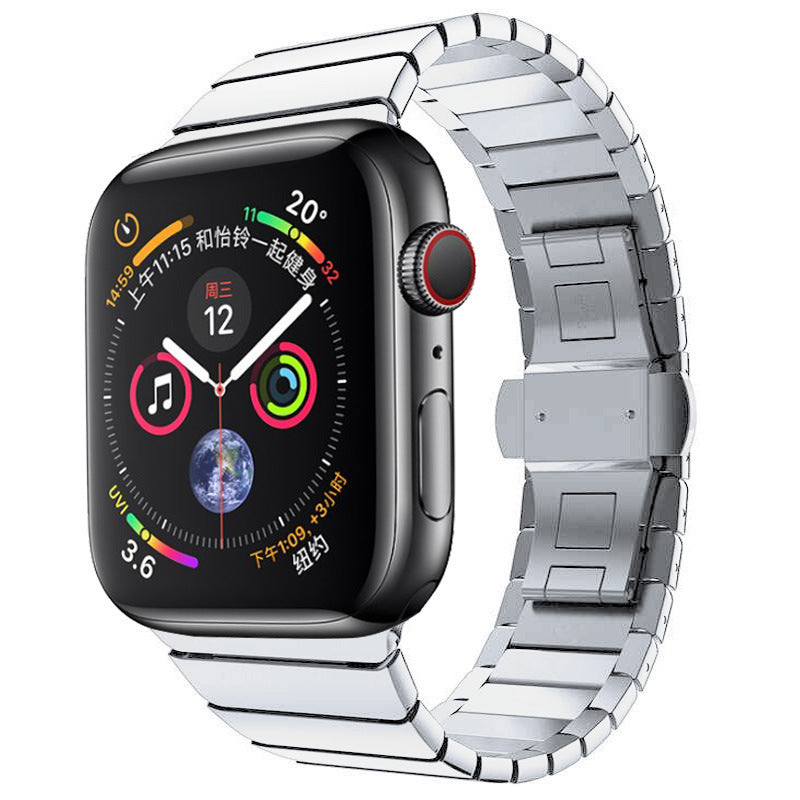 Compatible with Apple , Stainless Steel Watch Band Apple Watch Metal Chain Type