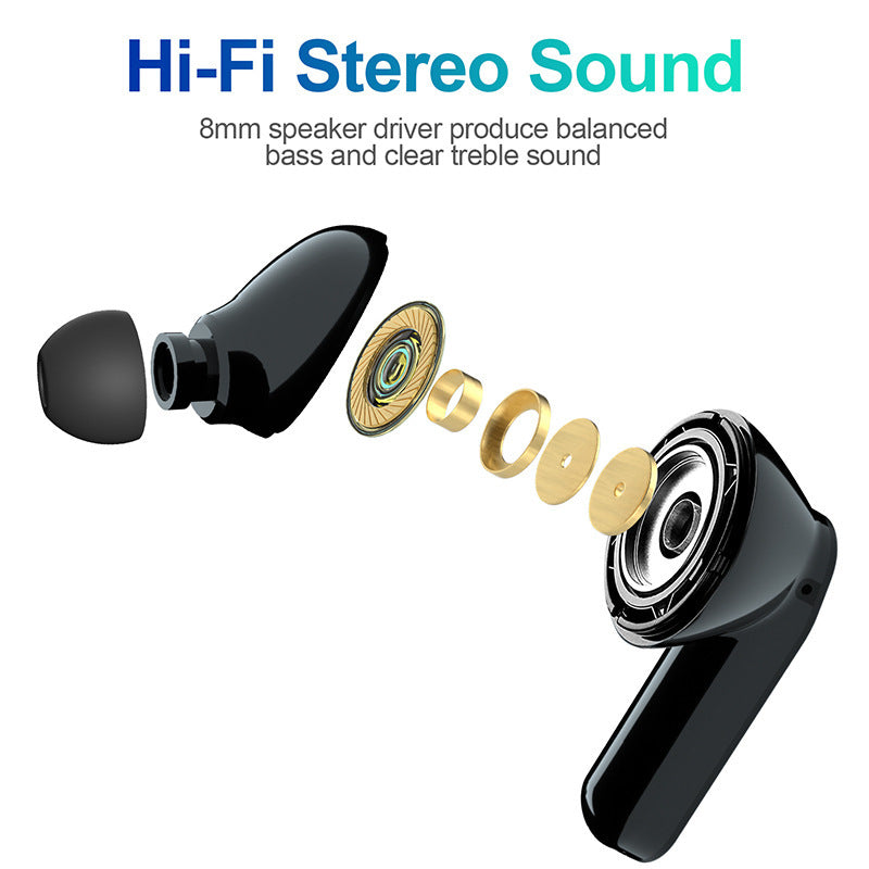 Binaural Digital Display In-ear Stereo Bluetooth