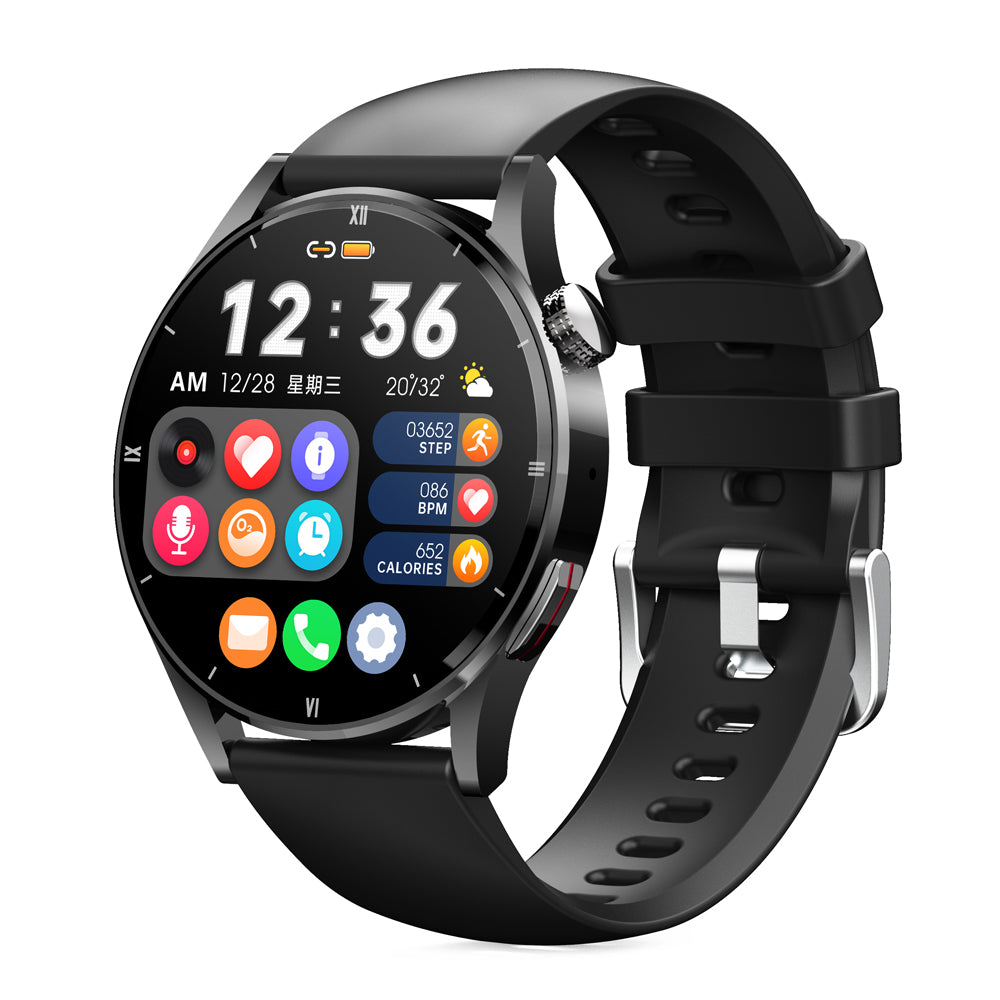 Bluetooth HD Call Answering And Dialing Call Body Temperature Heart Rate Smart Watch